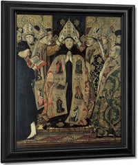 Consagracio De Sant Agusti By Jaime Huguet Fine Art Print