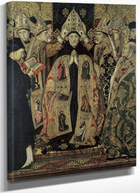 Consagracio De Sant Agusti By Jaime Huguet Fine Art Print