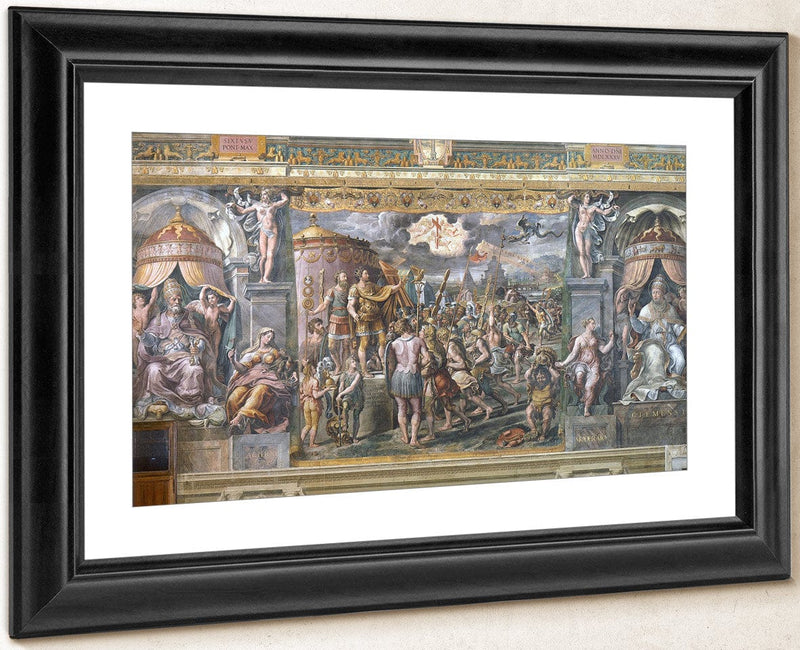 Constantine's Vision Of The Cross By Raphael Fine Art Print