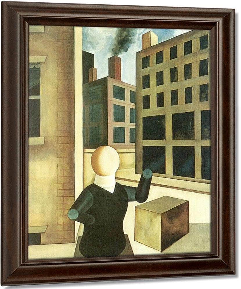 Construction By George Grosz Fine Art Print