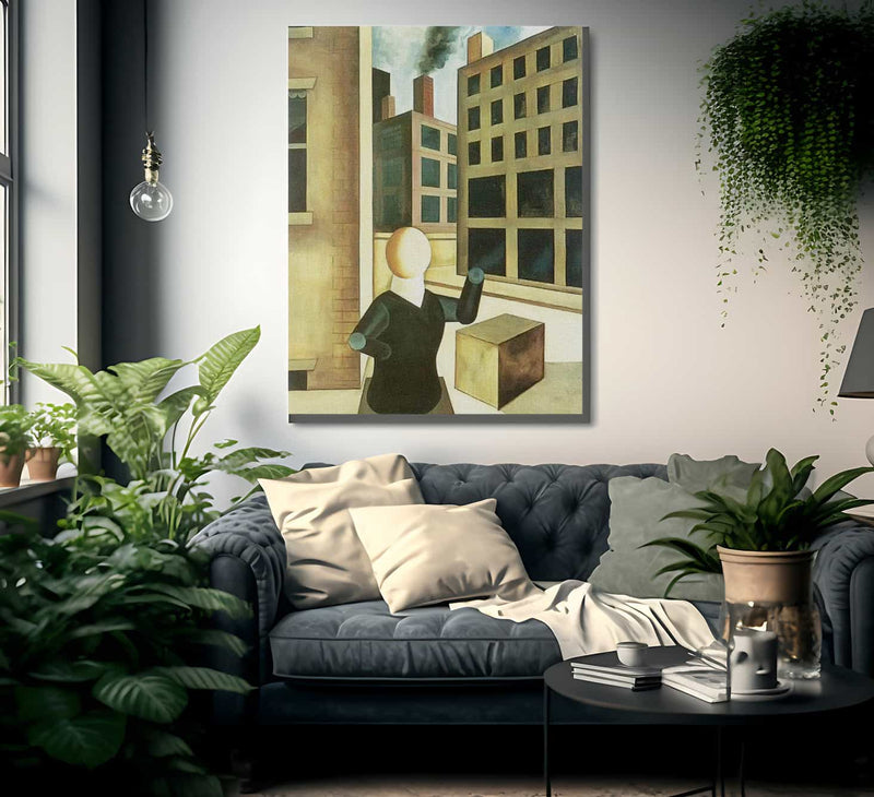 Construction By George Grosz Fine Art Print