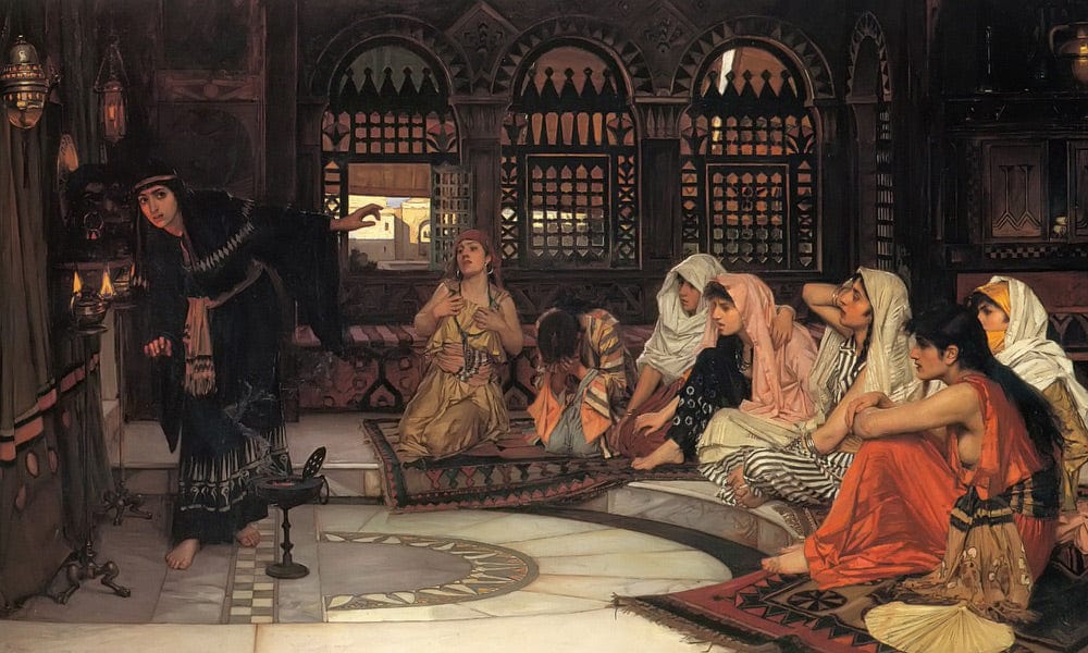 Consulting The Oracle By John Waterhouse Fine Art Print