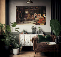 Consulting The Oracle By John Waterhouse Fine Art Print