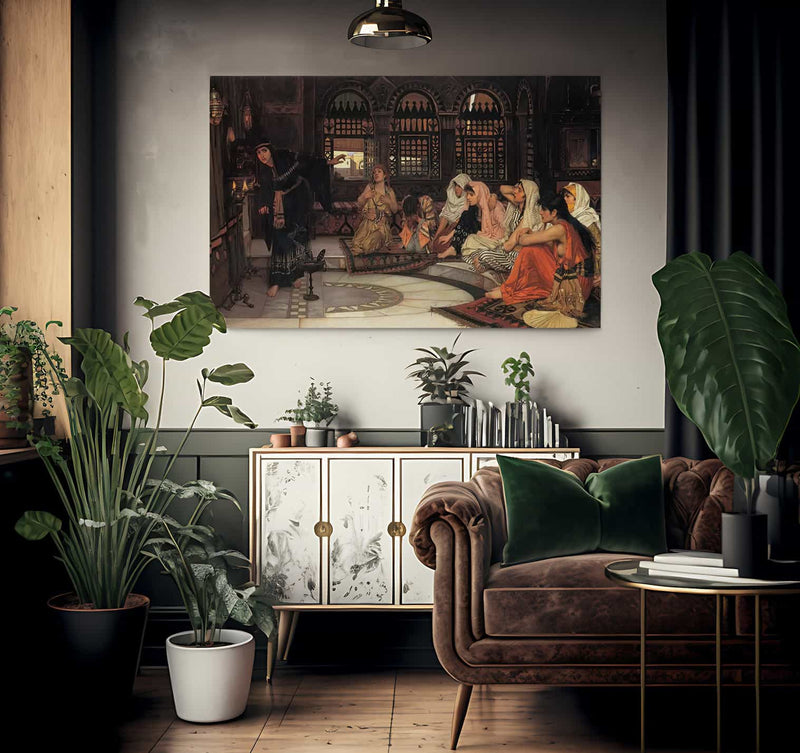 Consulting The Oracle By John Waterhouse Fine Art Print