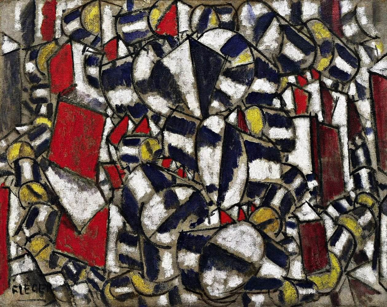 Contrast Of Forms Painting Fernand Leger Canvas Art Fine Art Print