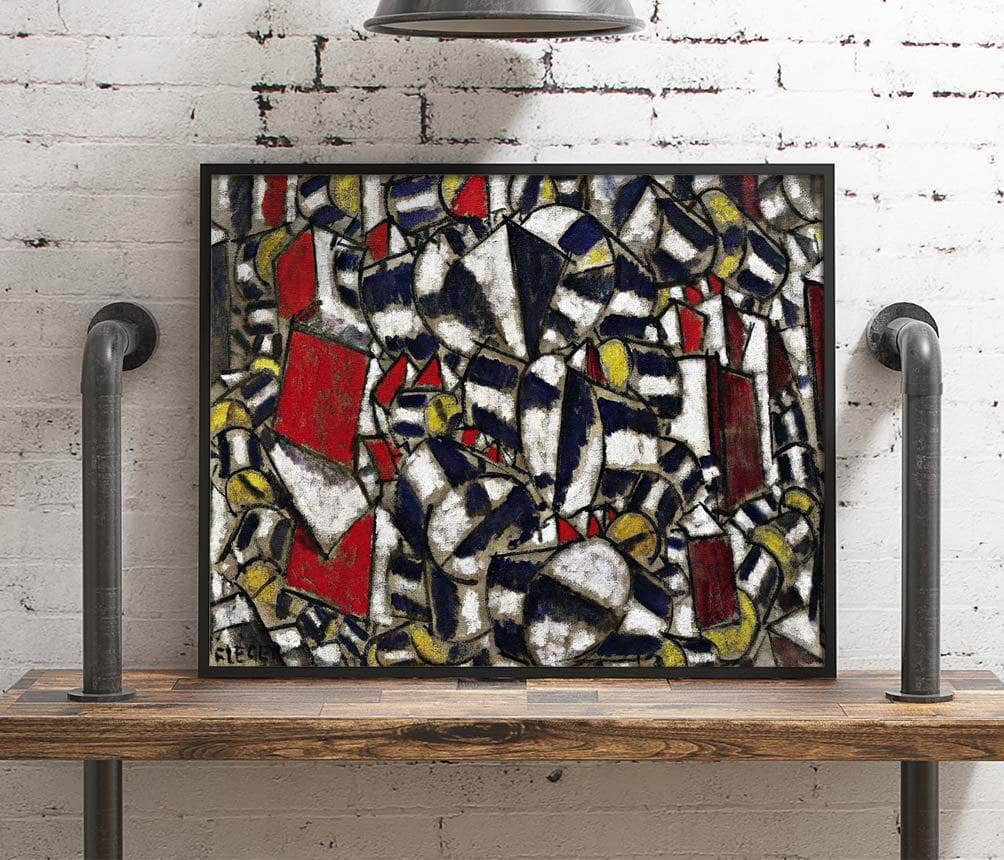 Contrast Of Forms Painting Fernand Leger Canvas Art Fine Art Print