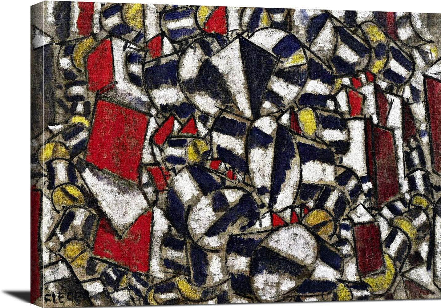 Contrast Of Forms Painting Fernand Leger Canvas Art Fine Art Print