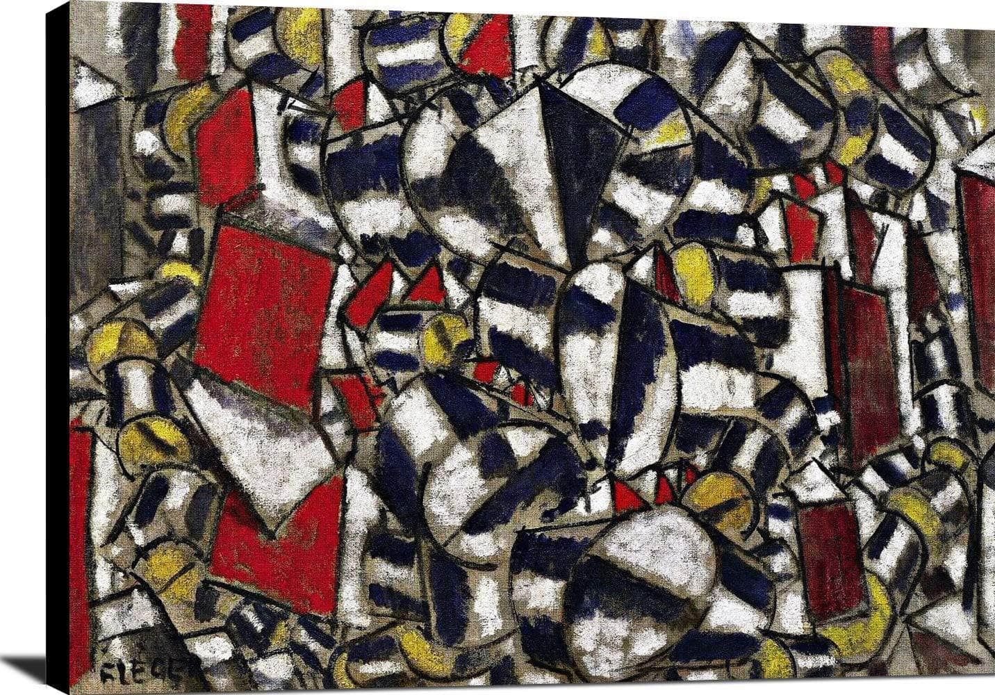 Contrast Of Forms Painting Fernand Leger Canvas Art Fine Art Print