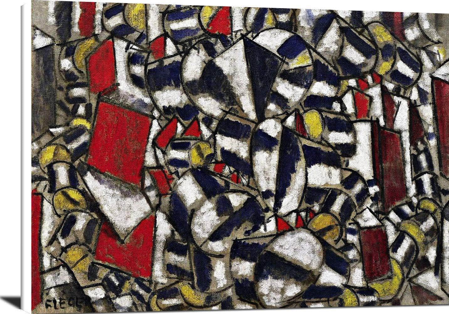 Contrast Of Forms Painting Fernand Leger Canvas Art Fine Art Print
