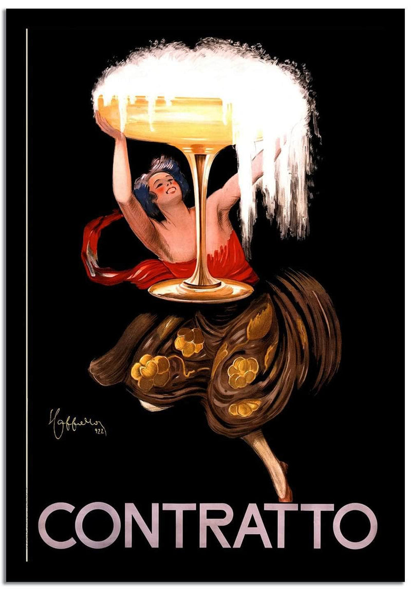 Contratto  Vintage Poster Fine Art Print