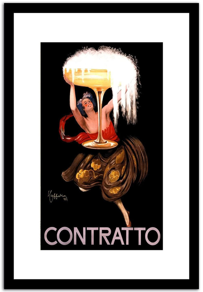 Contratto  Vintage Poster Fine Art Print