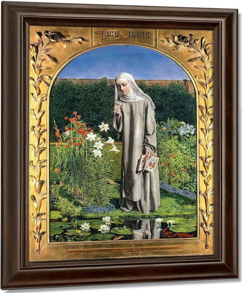 Convent Thoughts By Charles Allston Collins Fine Art Print