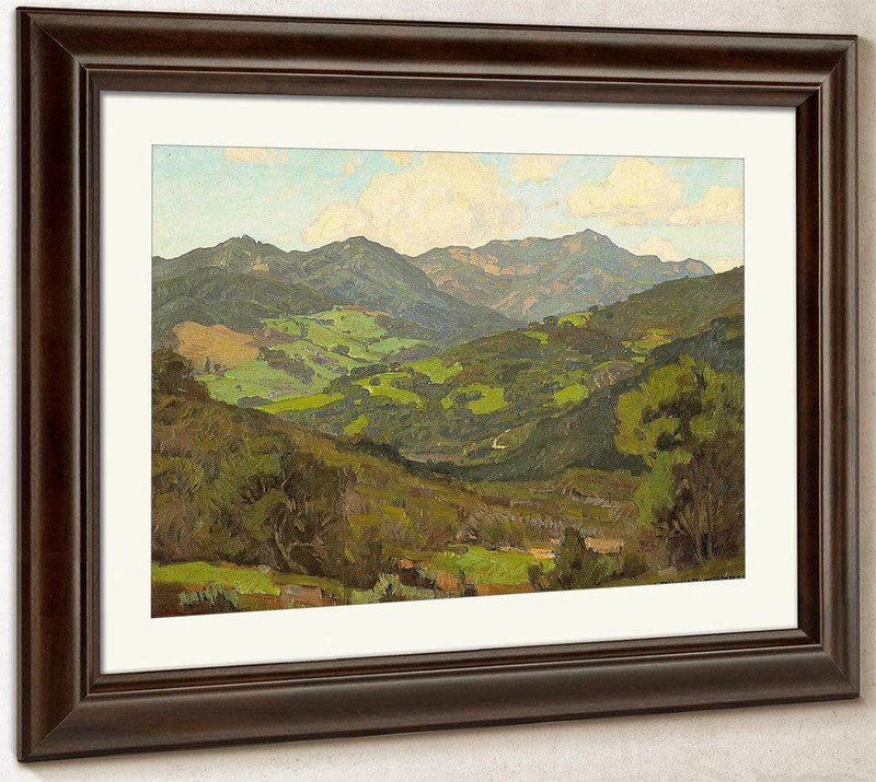 Converging Fields By William Wendt Fine Art Print