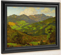 Converging Fields (Mountains Of Malibu) By William Wendt Fine Art Print