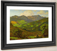 Converging Fields (Mountains Of Malibu) By William Wendt Fine Art Print