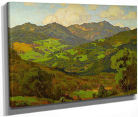 Converging Fields (Mountains Of Malibu) By William Wendt Fine Art Print