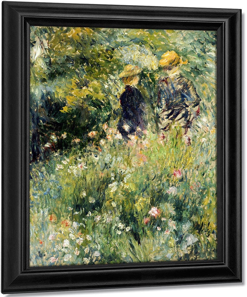 Conversation Dans Une Roseraie By Pierre Auguste Renoir Fine Art Print