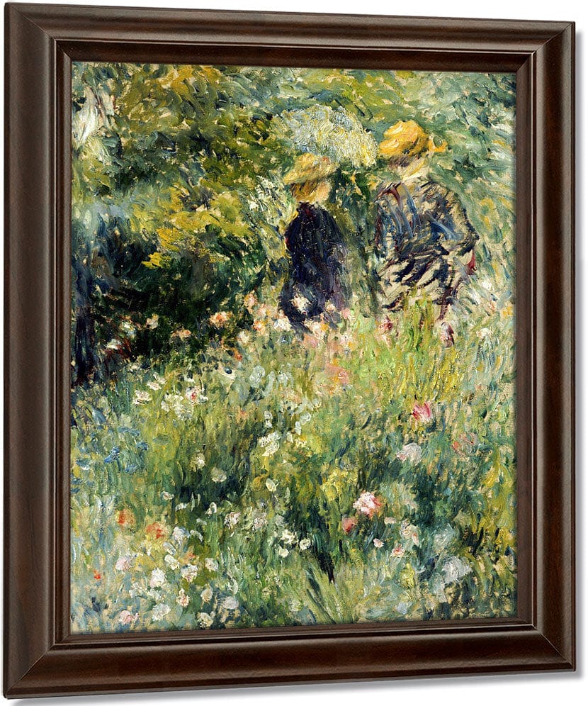 Conversation Dans Une Roseraie By Pierre Auguste Renoir Fine Art Print