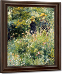 Conversation Dans Une Roseraie By Pierre Auguste Renoir Fine Art Print