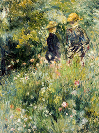 Conversation Dans Une Roseraie By Pierre Auguste Renoir Fine Art Print