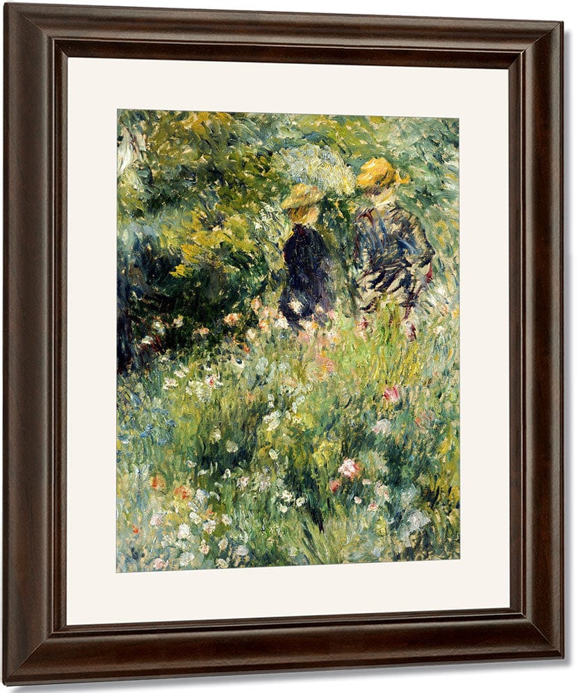 Conversation Dans Une Roseraie By Pierre Auguste Renoir Fine Art Print