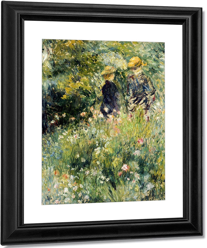Conversation Dans Une Roseraie By Pierre Auguste Renoir Fine Art Print