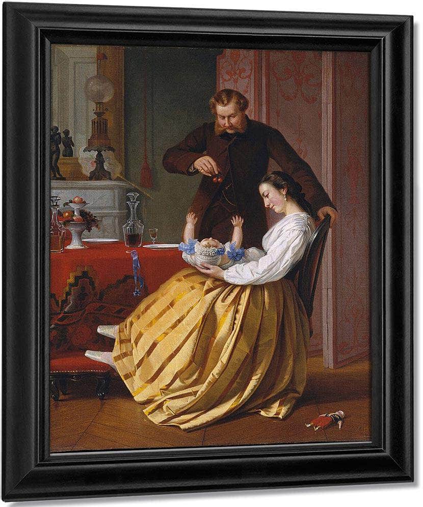 Conversation Piece By Lilly Martin Spencer Fine Art Print