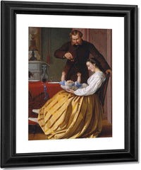 Conversation Piece By Lilly Martin Spencer Fine Art Print