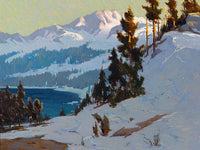 Convict Lake  By Elmer Wachtel By Elmer Wachtel Fine Art Print