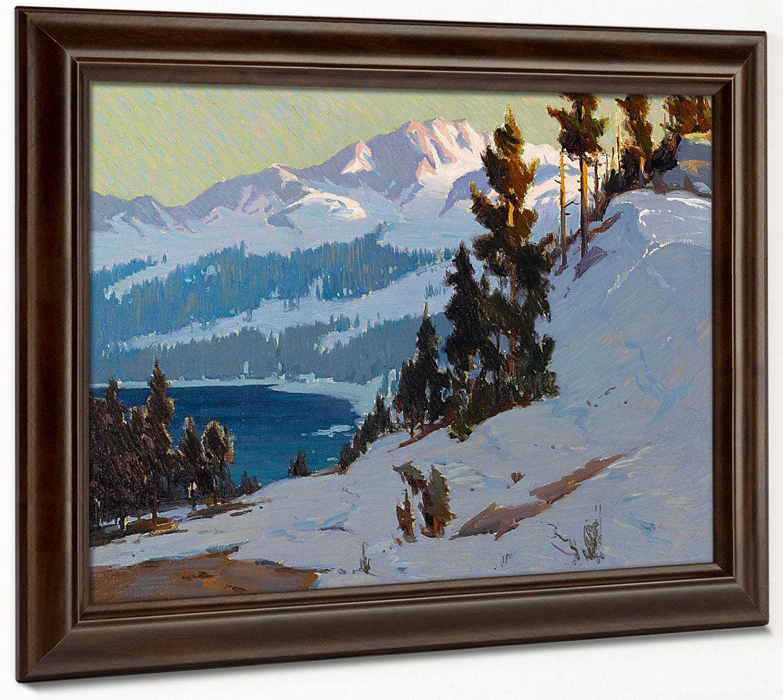 Convict Lake  By Elmer Wachtel By Elmer Wachtel Fine Art Print