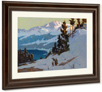 Convict Lake  By Elmer Wachtel By Elmer Wachtel Fine Art Print