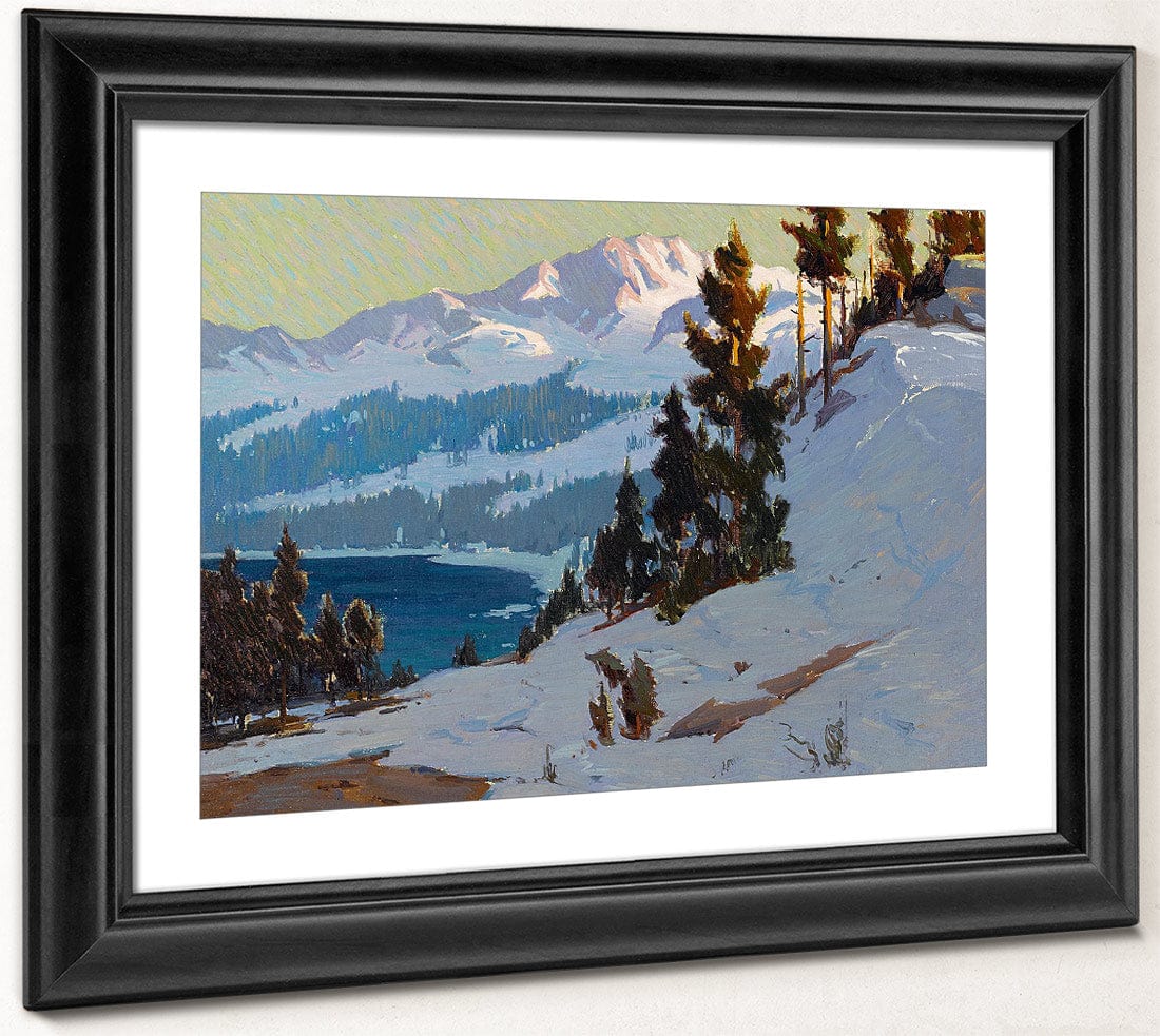 Convict Lake  By Elmer Wachtel By Elmer Wachtel Fine Art Print