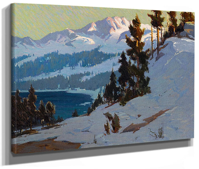 Convict Lake  By Elmer Wachtel By Elmer Wachtel Fine Art Print