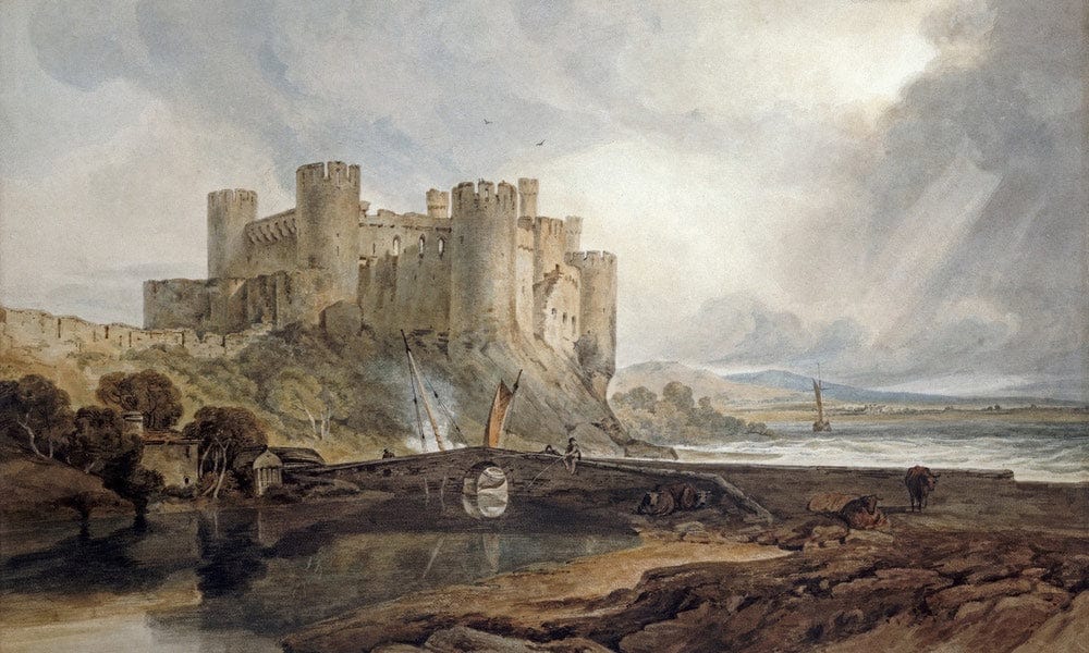 Conway Castle By Joseph Mallord William Turner Fine Art Print