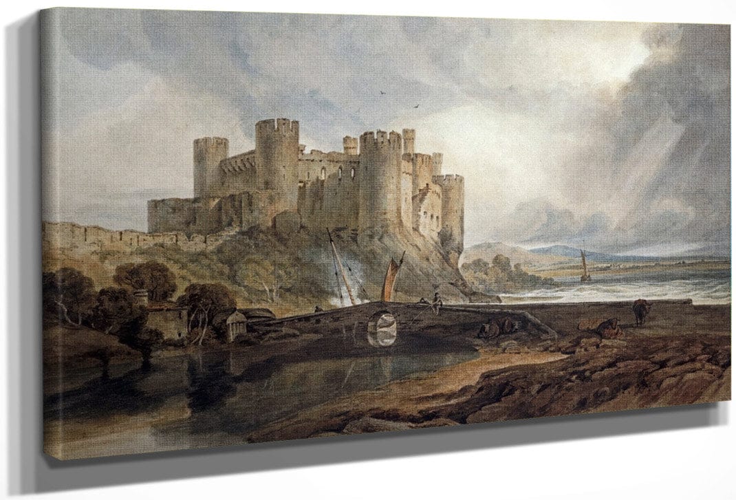Conway Castle By Joseph Mallord William Turner Fine Art Print