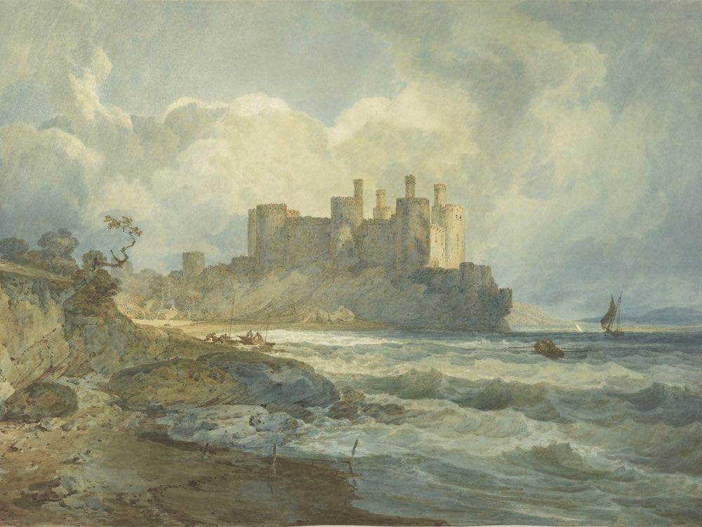 Conway Castle North Wales By Joseph Mallord William Turner Fine Art Print