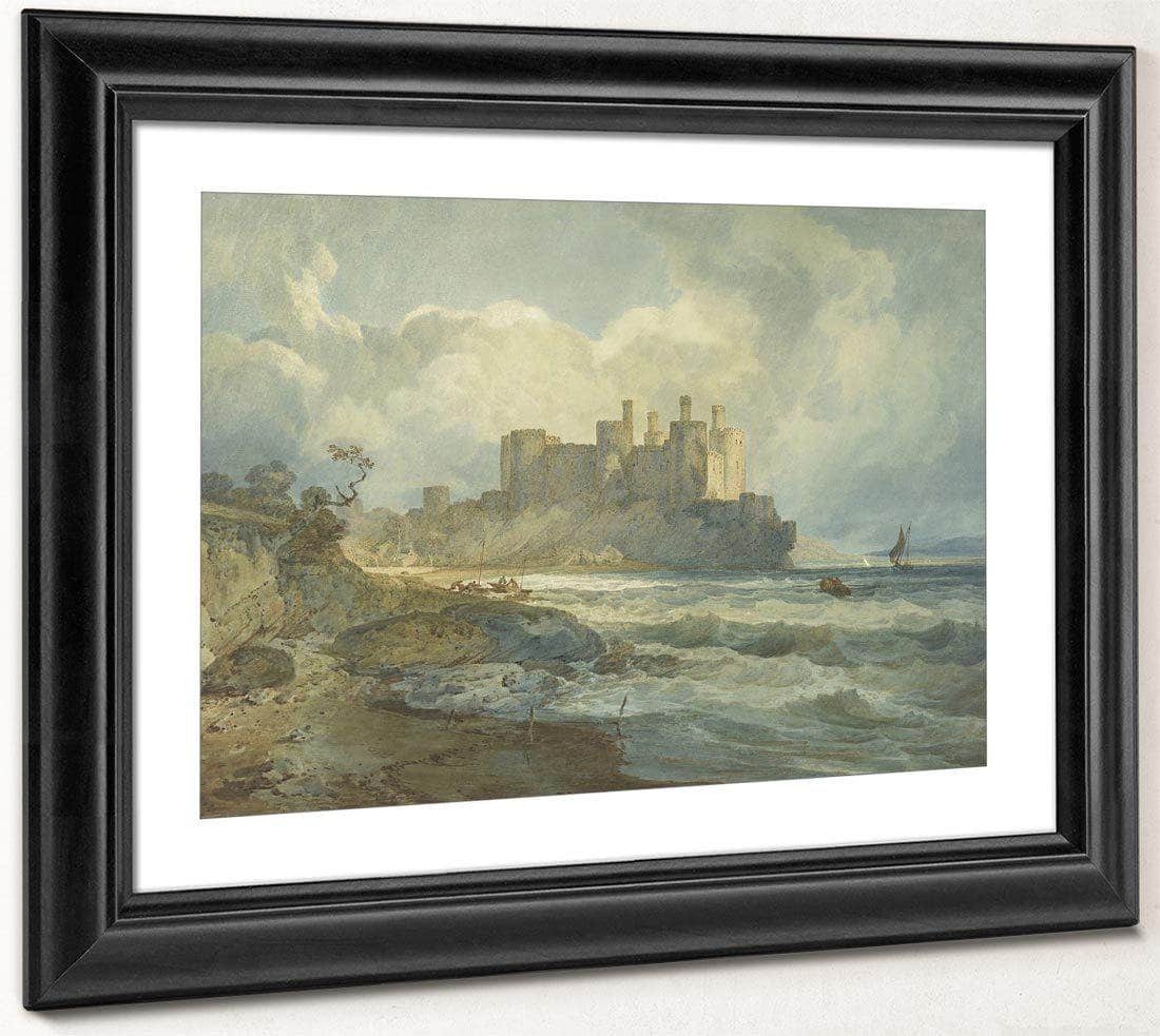 Conway Castle North Wales By Joseph Mallord William Turner Fine Art Print