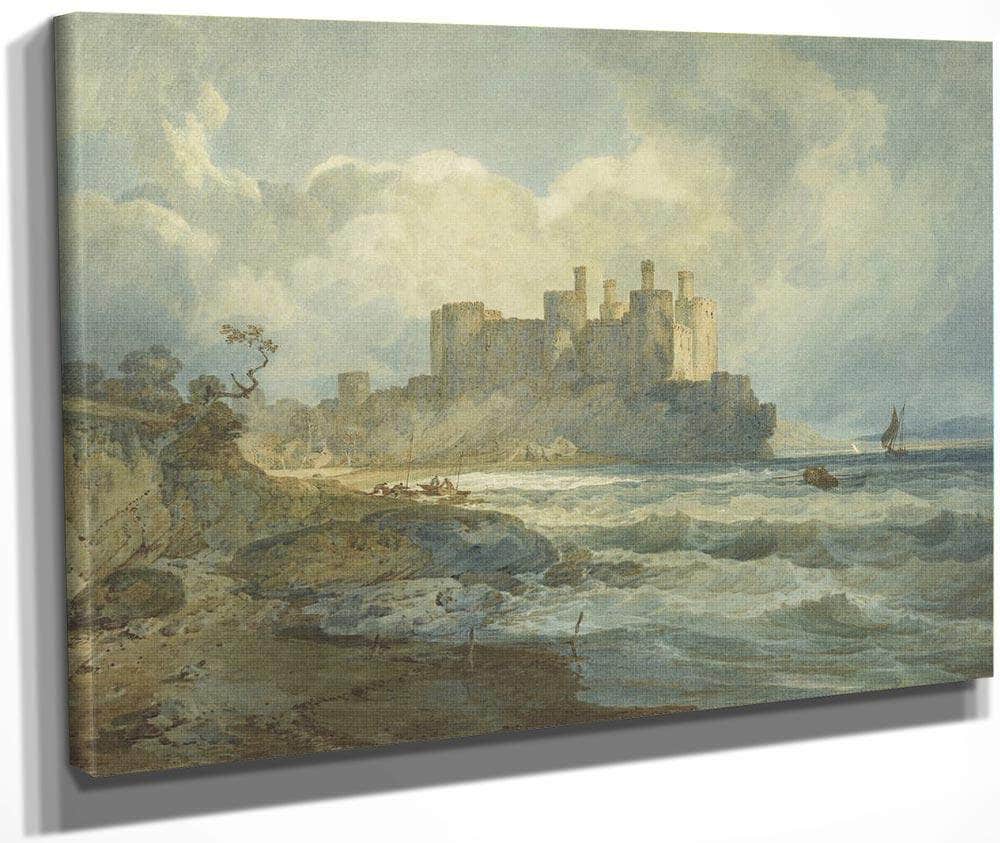Conway Castle North Wales By Joseph Mallord William Turner Fine Art Print
