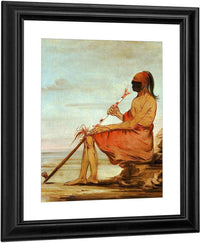 Coo Coo Coo, The Owl, An Aged Chief By George Catlin Fine Art Print