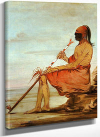 Coo Coo Coo, The Owl, An Aged Chief By George Catlin Fine Art Print