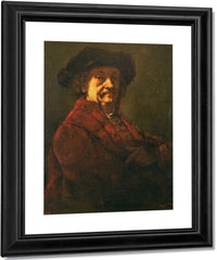 Copy Of A Rembrandt Self Portrait By Jean Desire Gustave Courbet Fine Art Print