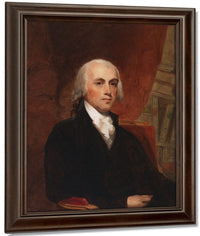 Copy Of James Madison By Gilbert Stuart By Thomas Sully Fine Art Print