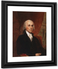 Copy Of James Madison By Gilbert Stuart By Thomas Sully Fine Art Print