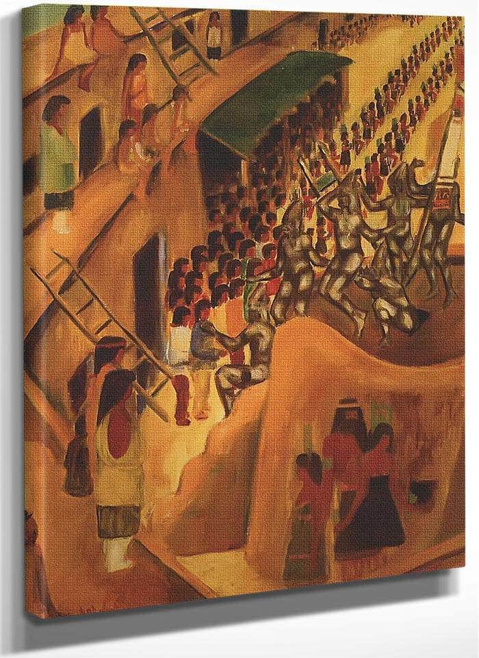 Corn Dance By Frank Applegate Fine Art Print