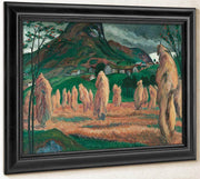 Corn Stooks By Nicolai Astrup Fine Art Print