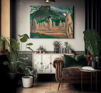 Corn Stooks By Nicolai Astrup Fine Art Print