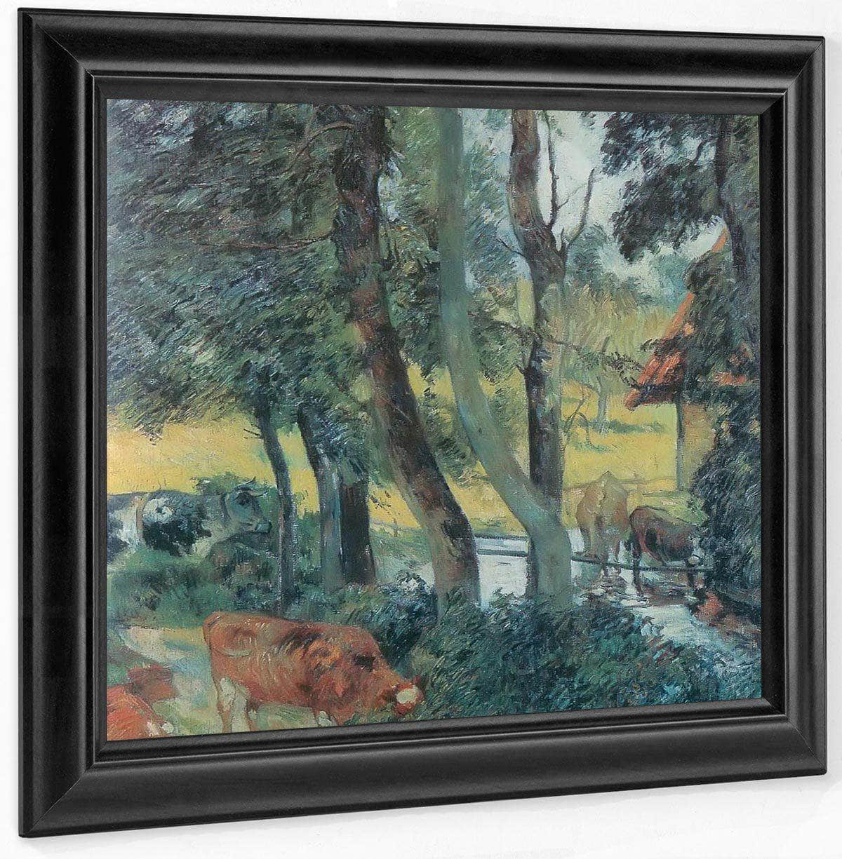 Corner Of A Pond By Paul Gauguin Fine Art Print