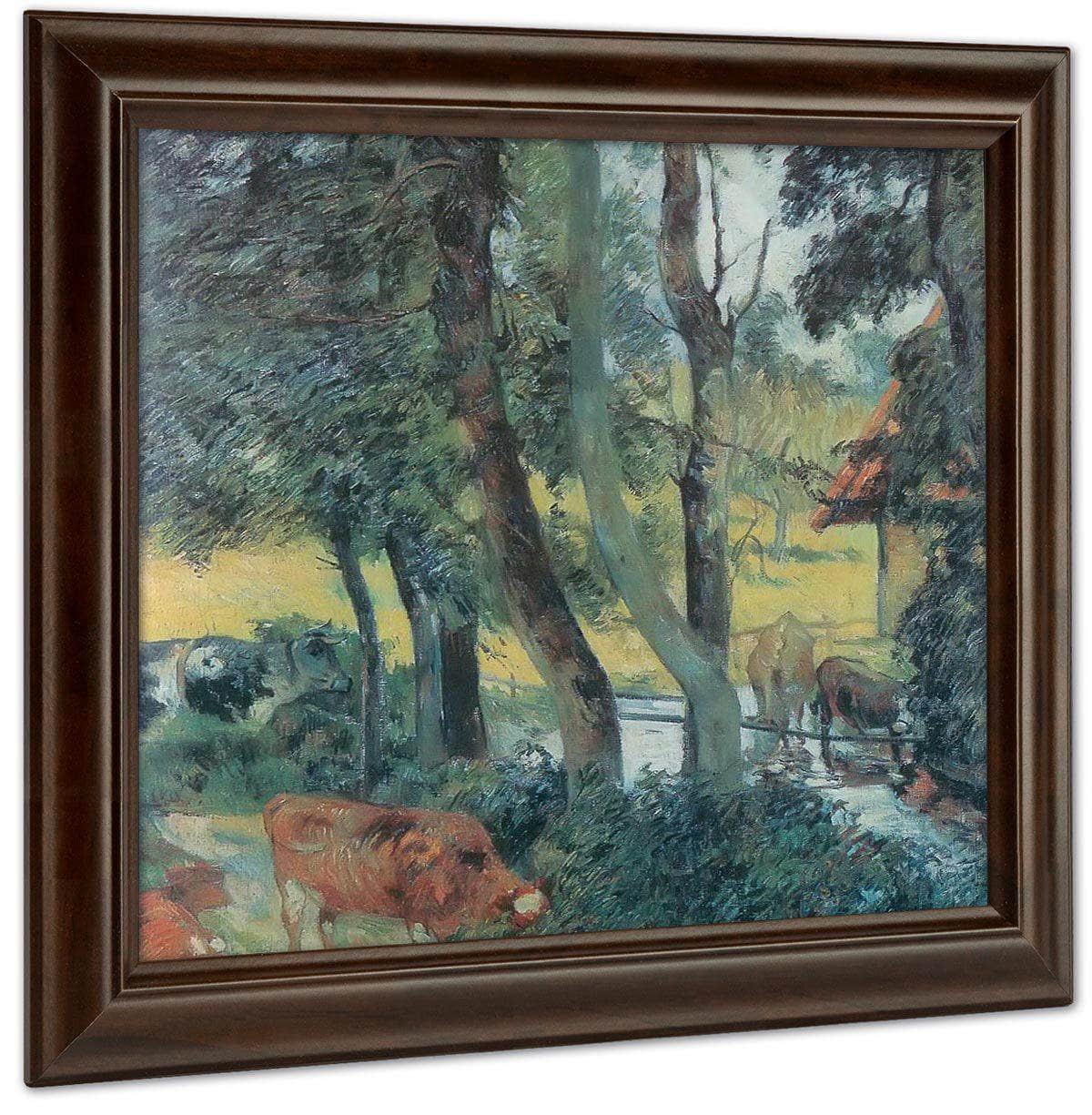 Corner Of A Pond By Paul Gauguin Fine Art Print
