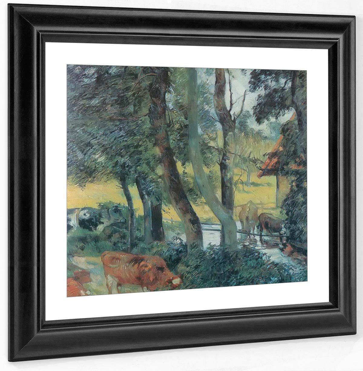 Corner Of A Pond By Paul Gauguin Fine Art Print