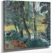 Corner Of A Pond By Paul Gauguin Fine Art Print